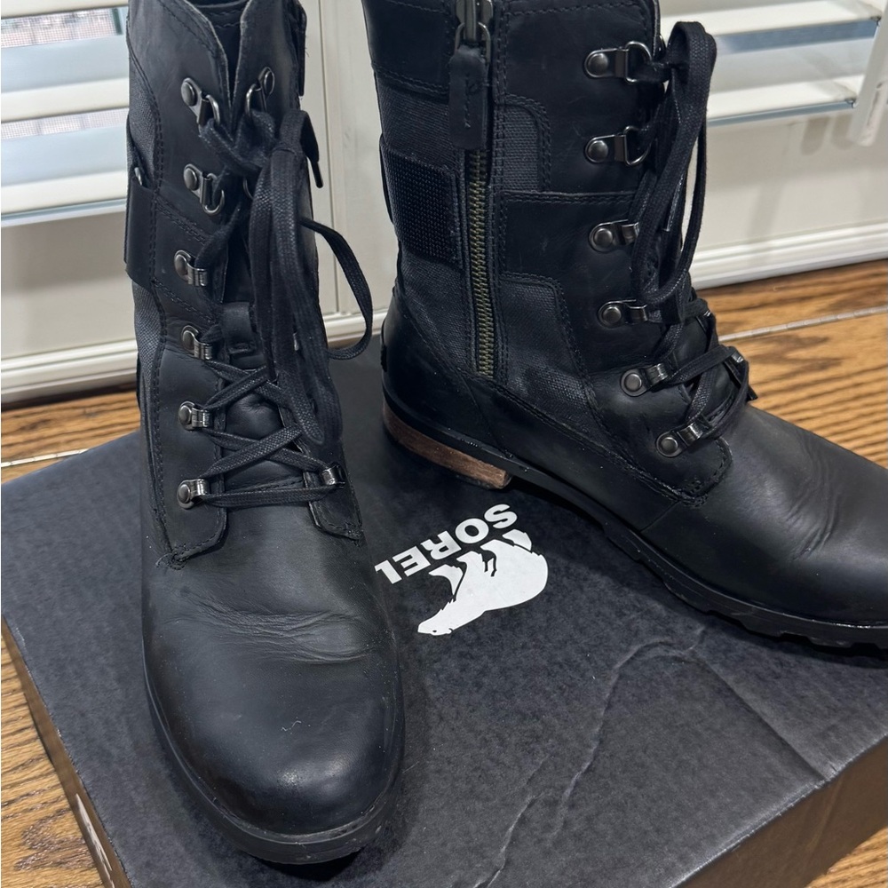 Sorel lace up boots .